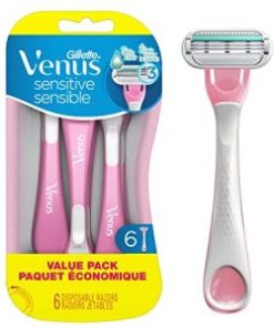 Gillette Venus Sensitive Skin Disposable Women’s Razor 6 Count