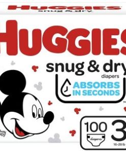 Huggies Snug & Dry Diapers, Size 3, 100 Ct