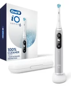 Oral-B iO Series 6 Electric Toothbrush with (1) Brush Head, Gray Opal