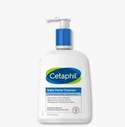 Cetaphil Daily Facial Cleanser for Combination to Oily, Sensitive Skin, 16 fl oz
