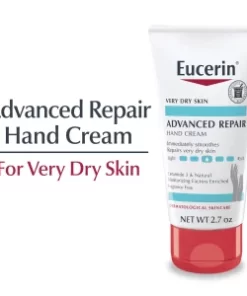 Eucerin Advanced Repair Hand Cream, Travel Size Hand Cream, 2.7 Oz Tube