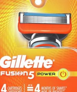 Gillette Fusion5 Men’s Razor Blade Refills, 4 Count