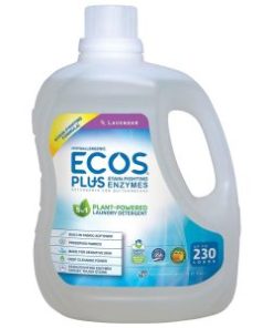 ECOS Hypoallergenic Liquid Laundry Detergent + Enzymes, Lavender Scent (230 loads, 210 fl. oz.)