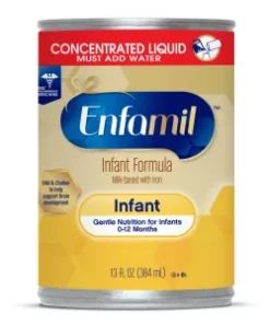 Enfamil Concentrated Liquid Infant Formula, Milk-based Baby Formula with Iron, Omega-3 DHA & Choline, 13 Fl Oz Can