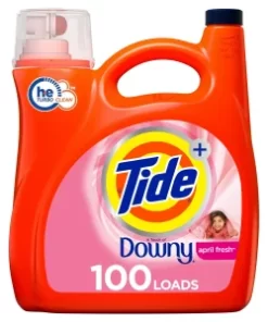 Tide + Downy Liquid Laundry Detergent, April Fresh (150 fl. oz., 110 loads)