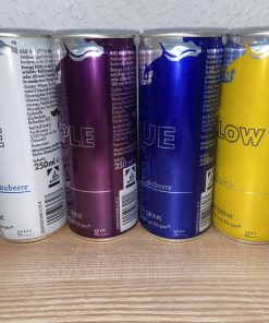Red Bull Germany Set 250ml Collection Blue White Yellow Purple Edition